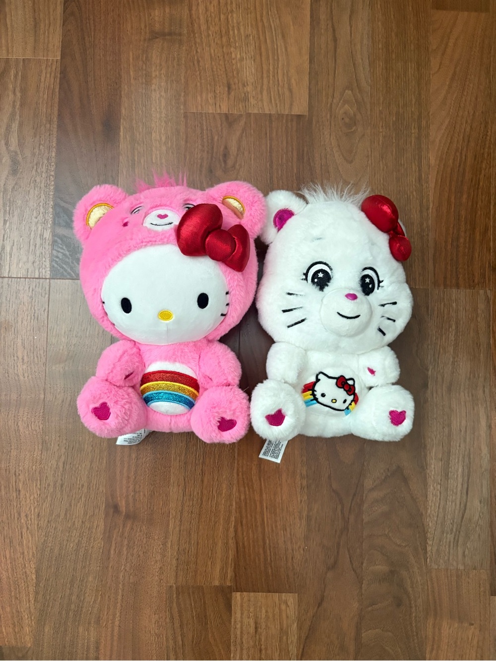 Hello Kitty & Friends x Care Bears Plush Set Rare